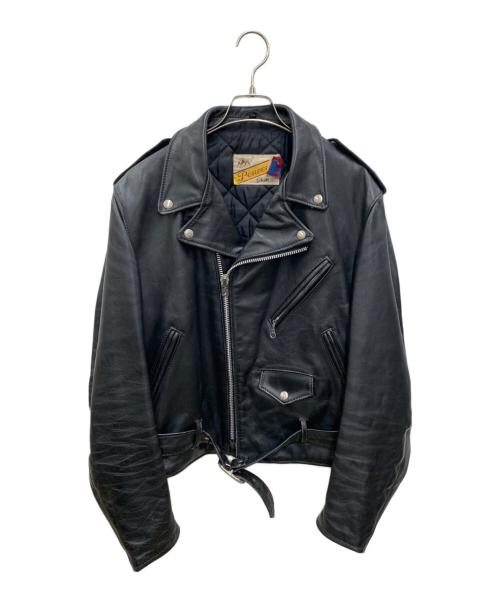 Schott（ショット）Schott (ショット) レザージャケット ブラック サイズ:40の古着・服飾アイテム