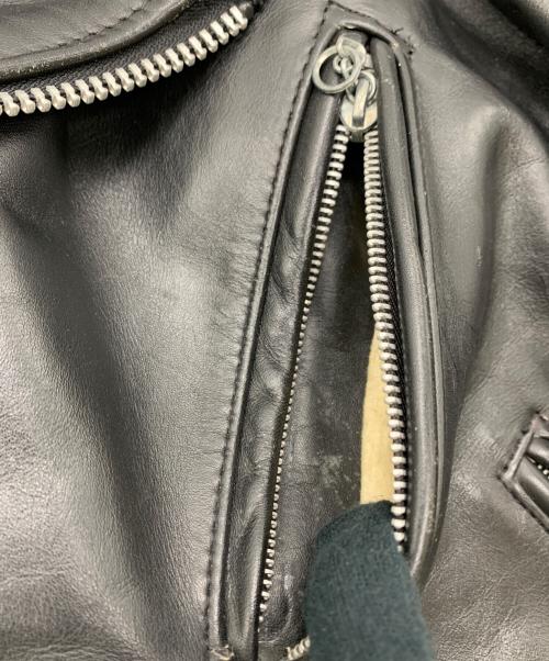 Schott（ショット）Schott (ショット) レザージャケット ブラック サイズ:40の古着・服飾アイテム