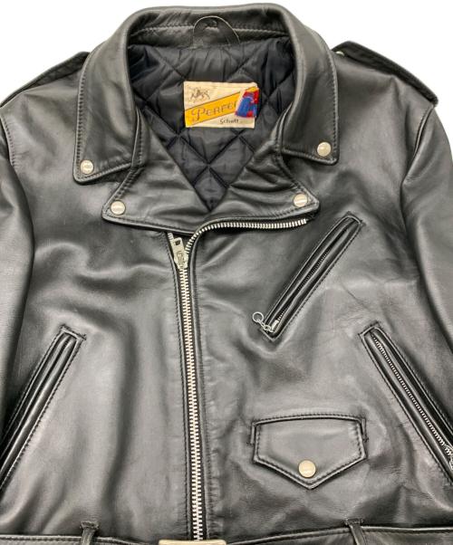 Schott（ショット）Schott (ショット) レザージャケット ブラック サイズ:40の古着・服飾アイテム