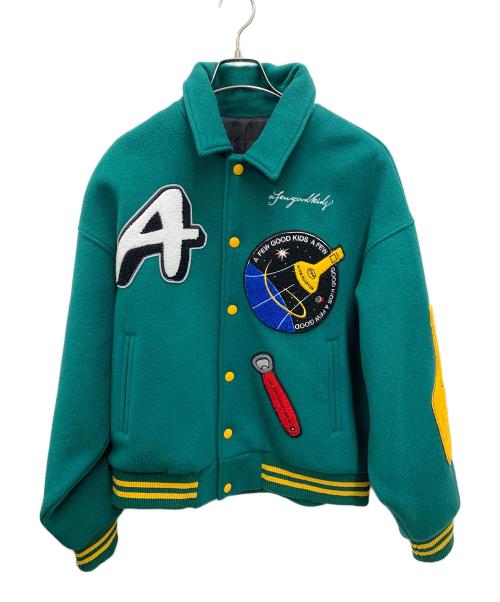 A FEW GOOD KIDS（アフューグッドキッズ）A FEW GOOD KIDS (アフューグッドキッズ) スタジャン グリーン サイズ:Lの古着・服飾アイテム