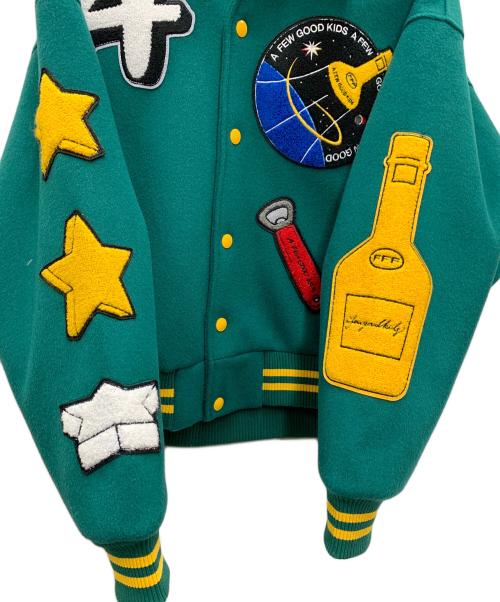 A FEW GOOD KIDS（アフューグッドキッズ）A FEW GOOD KIDS (アフューグッドキッズ) スタジャン グリーン サイズ:Lの古着・服飾アイテム