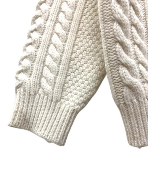SUPREME（シュプリーム）Supreme (シュプリーム) Applique Cable Knit Sweater アイボリー サイズ:XLの古着・服飾アイテム