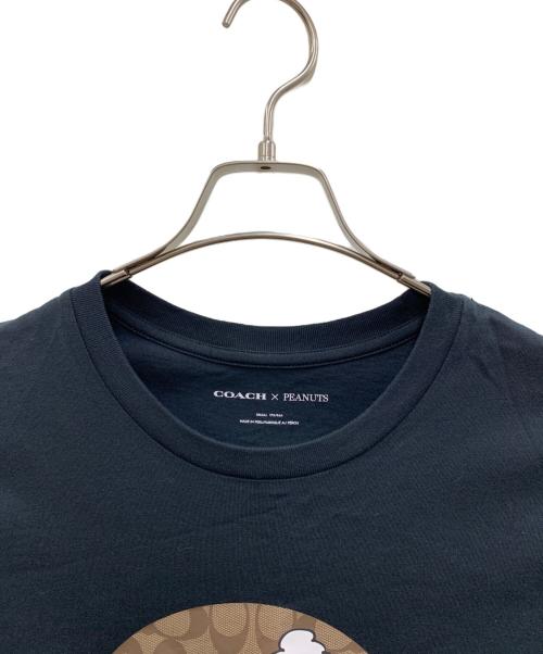 COACH（コーチ）COACH (コーチ) PEANUTS (ピーナッツ) 半袖カットソー ブラック サイズ:Sの古着・服飾アイテム