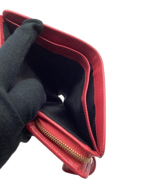 LOEWE（ロエベ）LOEWE (ロエベ) 2つ折り財布 レッドの古着・服飾アイテム