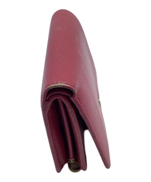 LOEWE（ロエベ）LOEWE (ロエベ) 2つ折り財布 レッドの古着・服飾アイテム