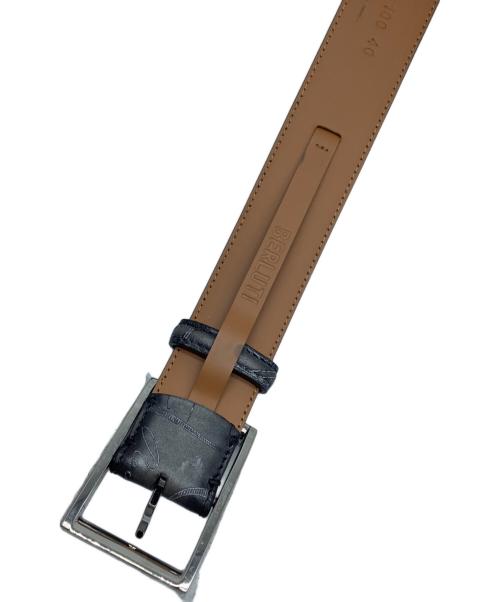 Berluti（ベルルッティ）Berluti (ベルルッティ) クラシックレザーベルト グレーの古着・服飾アイテム