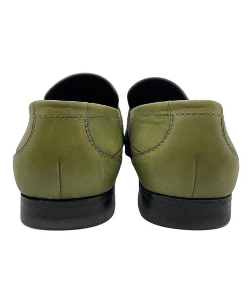 GUCCI（グッチ）GUCCI (グッチ) ドレスシューズ オリーブ サイズ:41 1\2の古着・服飾アイテム