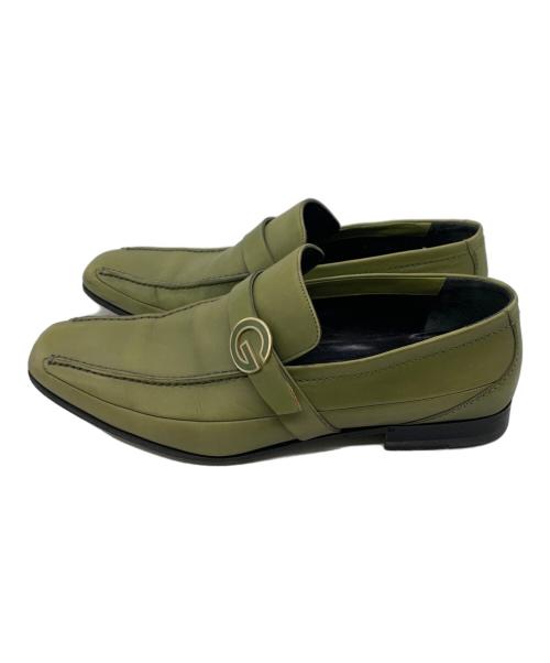 GUCCI（グッチ）GUCCI (グッチ) ドレスシューズ オリーブ サイズ:41 1\2の古着・服飾アイテム