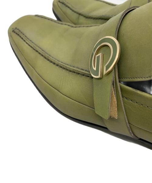 GUCCI（グッチ）GUCCI (グッチ) ドレスシューズ オリーブ サイズ:41 1\2の古着・服飾アイテム