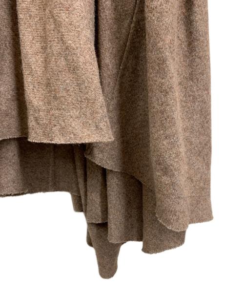 CLANE（クラネ）CLANE (クラネ) フリルプリーツボリュームスカート ベージュ サイズ:2の古着・服飾アイテム