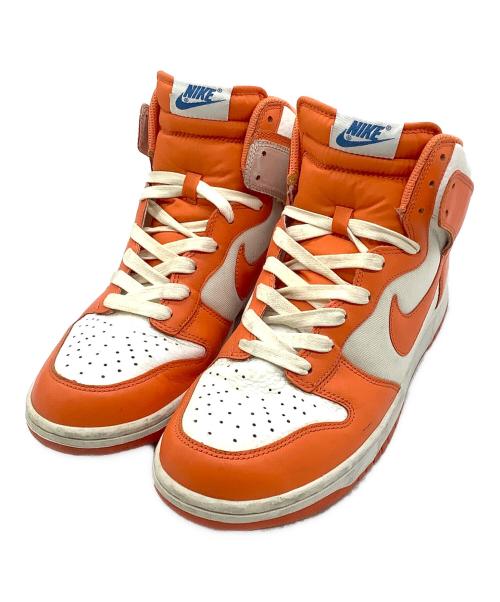 NIKE（ナイキ）NIKE (ナイキ) スニーカー オレンジ×ホワイト サイズ:27.5の古着・服飾アイテム