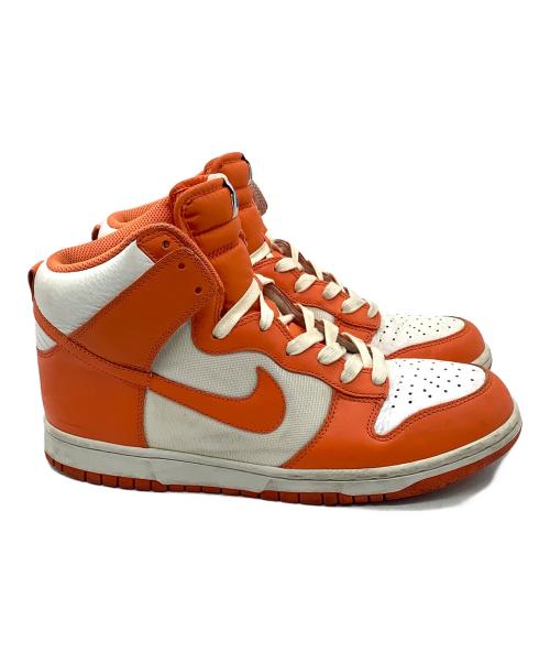 NIKE（ナイキ）NIKE (ナイキ) スニーカー オレンジ×ホワイト サイズ:27.5の古着・服飾アイテム