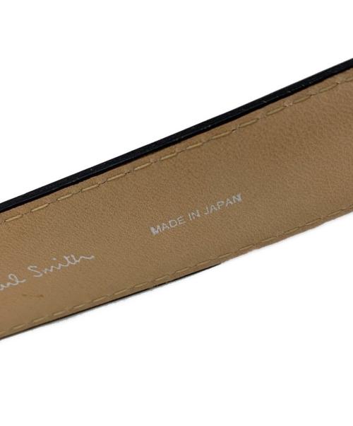 PAUL SMITH（ポールスミス）Paul Smith (ポールスミス) レザーベルト ブラックの古着・服飾アイテム