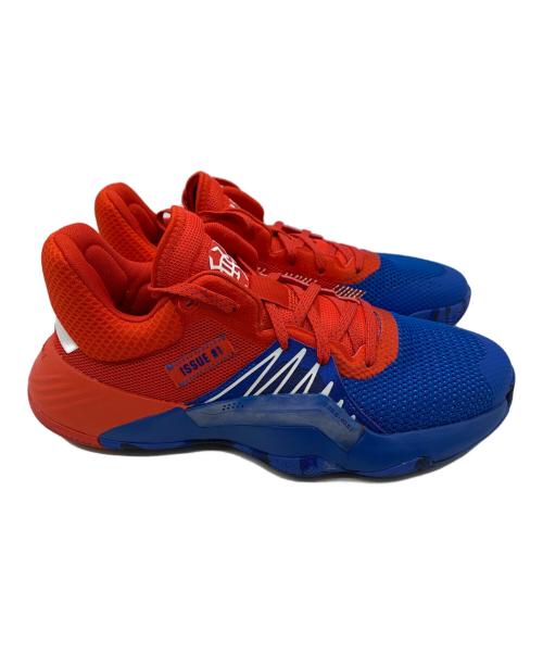 adidas×MARVEL（アディダス×マーベル）adidas×MARVEL (アディダス×マーベル) ローカットスニーカー レッド×ブルー サイズ:26の古着・服飾アイテム