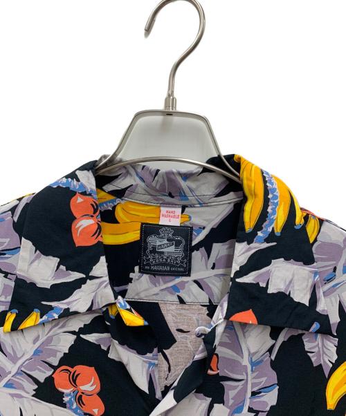 KONABAY（コナベイハワイ）KONABAY (コナベイハワイ) アロハシャツ ブラック×イエロー サイズ:Lの古着・服飾アイテム