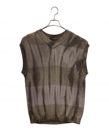 RED EAR（レッドイアー）の古着「ニットベスト」｜ブラウン