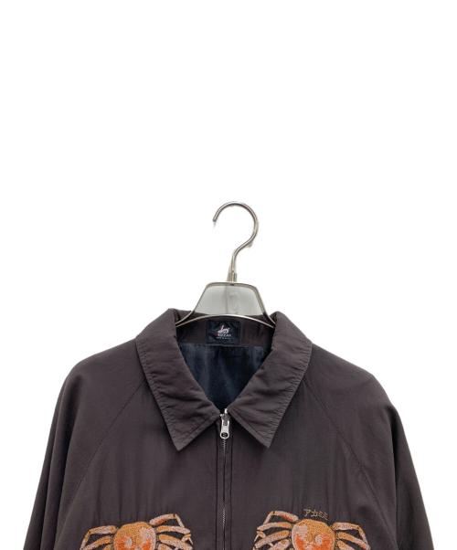 RED EAR（レッドイアー）RED EAR (レッドイアー) リバーシブルブルゾン ブラウン×ブラック サイズ:Lの古着・服飾アイテム