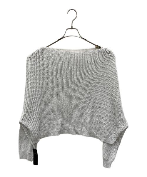 Omekashi（オメカシ）Omekashi (オメカシ) ニット ライトグレー サイズ:FREE 未使用品の古着・服飾アイテム