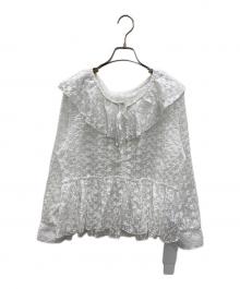 SHENERY（シーナリー）の古着「レースシャツ」｜ホワイト