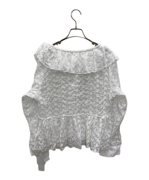 SHENERY（シーナリー）SHENERY (シーナリー) レースシャツ ホワイト サイズ:FREE 未使用品の古着・服飾アイテム