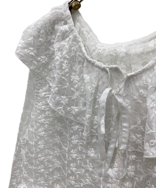 SHENERY（シーナリー）SHENERY (シーナリー) レースシャツ ホワイト サイズ:FREE 未使用品の古着・服飾アイテム