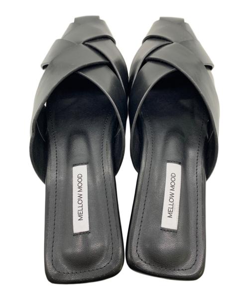 MELLOW MOOD（メロウムード）MELLOW MOOD (メロウムード) サンダル ブラック サイズ:23 未使用品の古着・服飾アイテム