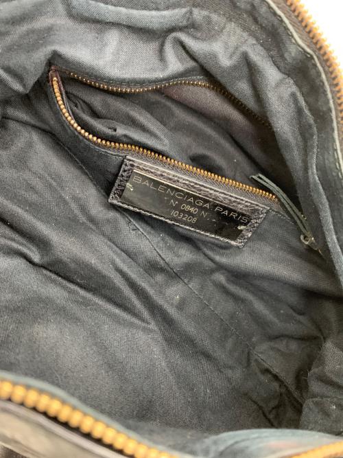 BALENCIAGA（バレンシアガ）BALENCIAGA (バレンシアガ) レザーバッグ ブラックの古着・服飾アイテム
