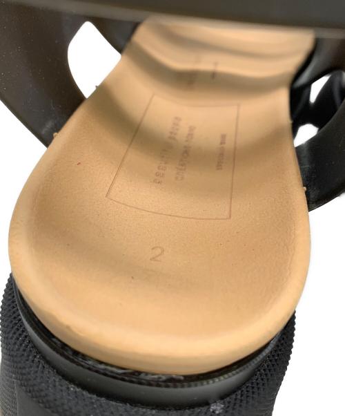 beautiful people（ビューティフルピープル）beautiful people (ビューティフルピープル) UNITED TOKYO (ユナイテッドトーキョー) バックルストラップスポーツサンダル ブラック サイズ:2の古着・服飾アイテム