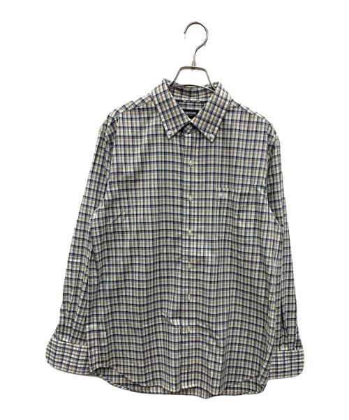 McGREGOR（マクレガー）McGREGOR (マクレガー) ボタンダウンシャツ ホワイト×ベージュ サイズ:Lの古着・服飾アイテム