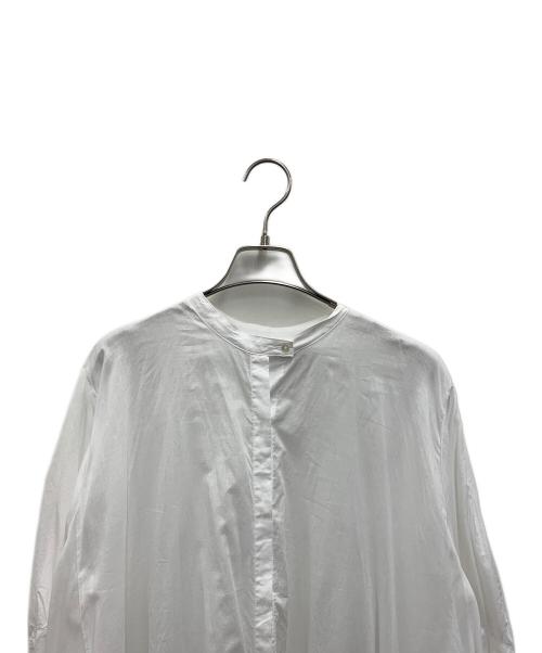 mizuiro-ind（ミズイロインド）mizuiro-ind (ミズイロインド) シャツワンピース ホワイト サイズ:FREEの古着・服飾アイテム