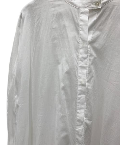 mizuiro-ind（ミズイロインド）mizuiro-ind (ミズイロインド) シャツワンピース ホワイト サイズ:FREEの古着・服飾アイテム