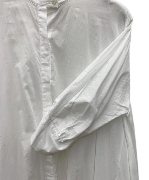 mizuiro-ind（ミズイロインド）mizuiro-ind (ミズイロインド) シャツワンピース ホワイト サイズ:FREEの古着・服飾アイテム