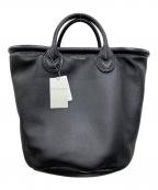 Papillonnerパピヨネ）の古着「バケツトートレザーバッグ」｜ブラック