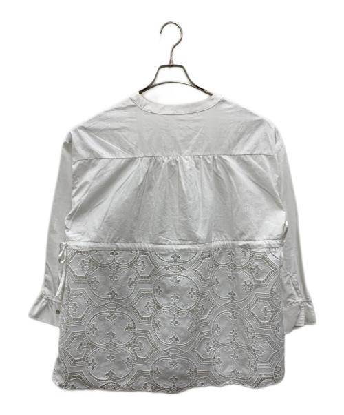 SHENERY（シーナリー）SHENERY (シーナリー) カットワークレースペプラムブラウス ホワイト サイズ:FREE 未使用品の古着・服飾アイテム