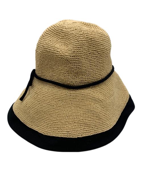 Rose Blanc（ロサブラン）rose blanc (ロサブラン) ストローハット ナチュラル 未使用品の古着・服飾アイテム