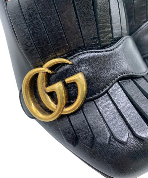 GUCCI（グッチ）GUCCI (グッチ) ヒールパンプス ブラック サイズ:37の古着・服飾アイテム