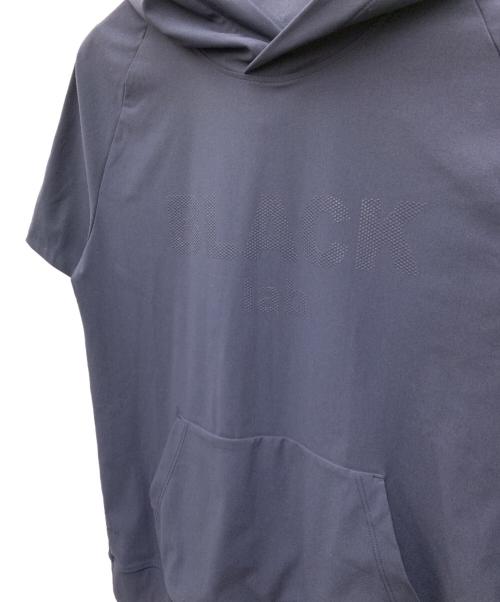 BLACK LABEL CRESTBRIDGE（ブラックレーベル クレストブリッジ）BLACK LABEL CRESTBRIDGE (ブラックレーベル クレストブリッジ) 半袖パーカー ネイビー サイズ:Mの古着・服飾アイテム