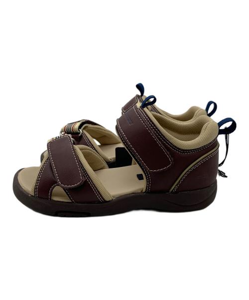 BURBERRY LONDON（バーバリーロンドン）BURBERRY LONDON (バーバリーロンドン) ストラップサンダル ブラウン×ベージュ サイズ:19.0 未使用品の古着・服飾アイテム