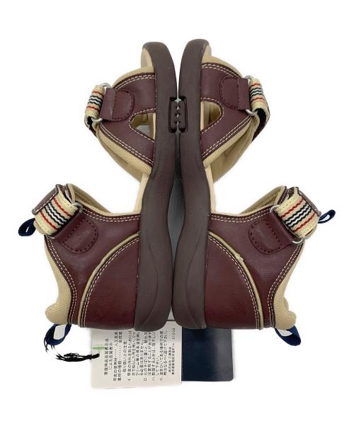 BURBERRY LONDON（バーバリーロンドン）BURBERRY LONDON (バーバリーロンドン) ストラップサンダル ブラウン×ベージュ サイズ:19.0 未使用品の古着・服飾アイテム