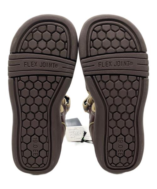 BURBERRY LONDON（バーバリーロンドン）BURBERRY LONDON (バーバリーロンドン) ストラップサンダル ブラウン×ベージュ サイズ:19.0 未使用品の古着・服飾アイテム