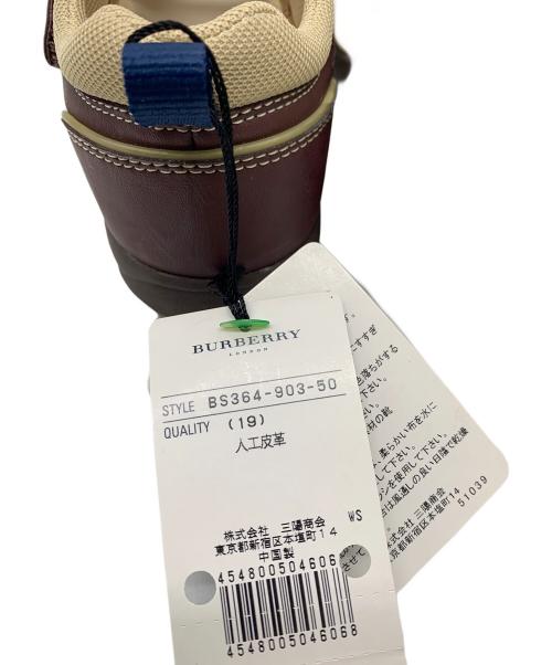 BURBERRY LONDON（バーバリーロンドン）BURBERRY LONDON (バーバリーロンドン) ストラップサンダル ブラウン×ベージュ サイズ:19.0 未使用品の古着・服飾アイテム