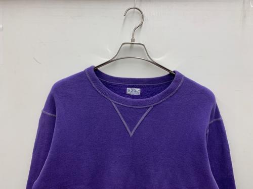 FLAT HEAD（フラット ヘッド）FLAT HEAD (フラット ヘッド) スウェット パープル サイズ:Lの古着・服飾アイテム
