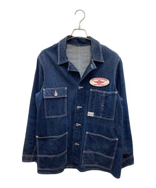 FLAT HEAD（フラット ヘッド）FLAT HEAD (フラット ヘッド) カバーオール インディゴ サイズ:Lの古着・服飾アイテム