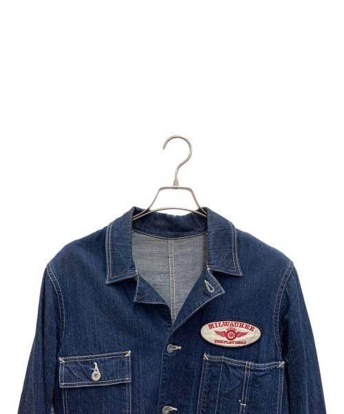 FLAT HEAD（フラット ヘッド）FLAT HEAD (フラット ヘッド) カバーオール インディゴ サイズ:Lの古着・服飾アイテム