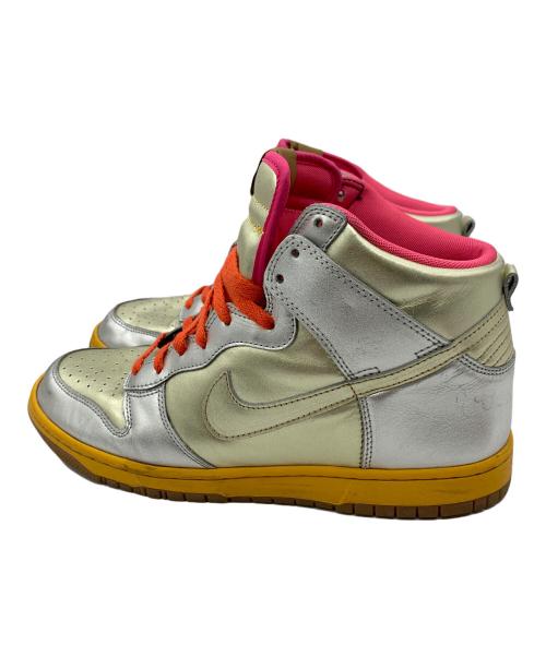 NIKE（ナイキ）NIKE (ナイキ) ハイカットスニーカー シャンパンゴールド×シルバー サイズ:28.5の古着・服飾アイテム