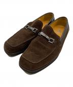 BURBERRY LONDONバーバリーロンドン）の古着「スウェードシューズ」｜ブラウン