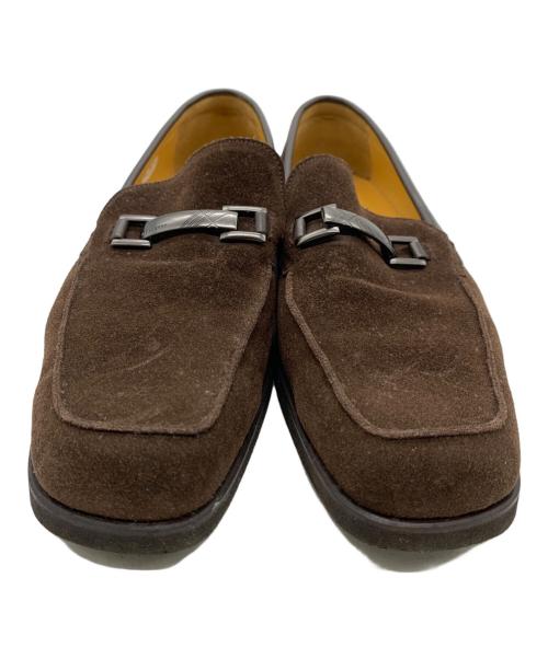 BURBERRY LONDON（バーバリーロンドン）BURBERRY LONDON (バーバリーロンドン) スウェードシューズ ブラウン サイズ:26の古着・服飾アイテム