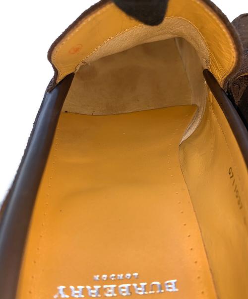 BURBERRY LONDON（バーバリーロンドン）BURBERRY LONDON (バーバリーロンドン) スウェードシューズ ブラウン サイズ:26の古着・服飾アイテム