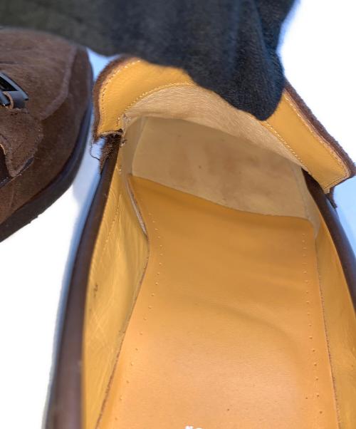 BURBERRY LONDON（バーバリーロンドン）BURBERRY LONDON (バーバリーロンドン) スウェードシューズ ブラウン サイズ:26の古着・服飾アイテム