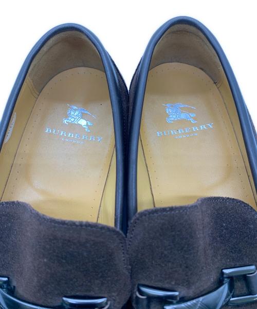 BURBERRY LONDON（バーバリーロンドン）BURBERRY LONDON (バーバリーロンドン) スウェードシューズ ブラウン サイズ:26の古着・服飾アイテム